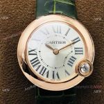 Swiss Copy Cartier Ballon Blanc de Quartz Watch Rose Gold 30mm